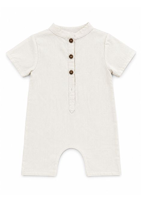 Pagliacetto con bottoni MINIMU' KIDS | 1675 432N WOVEN0518 BURRO